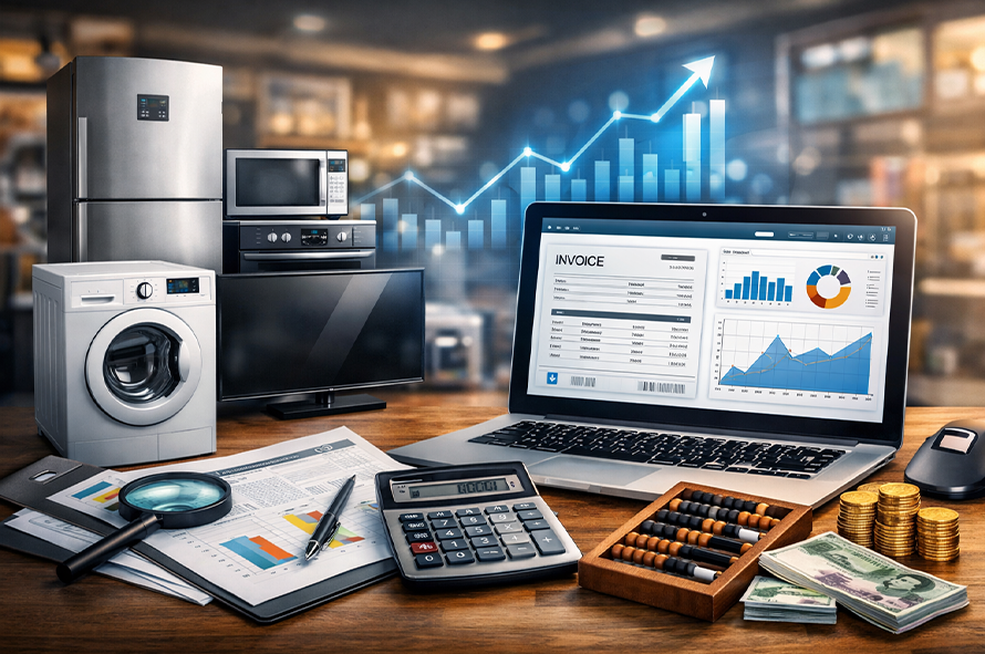 حسابداری لوازم خانگی