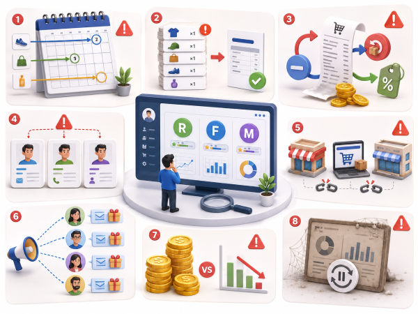 اشتباه در محاسبه مدل RFM
